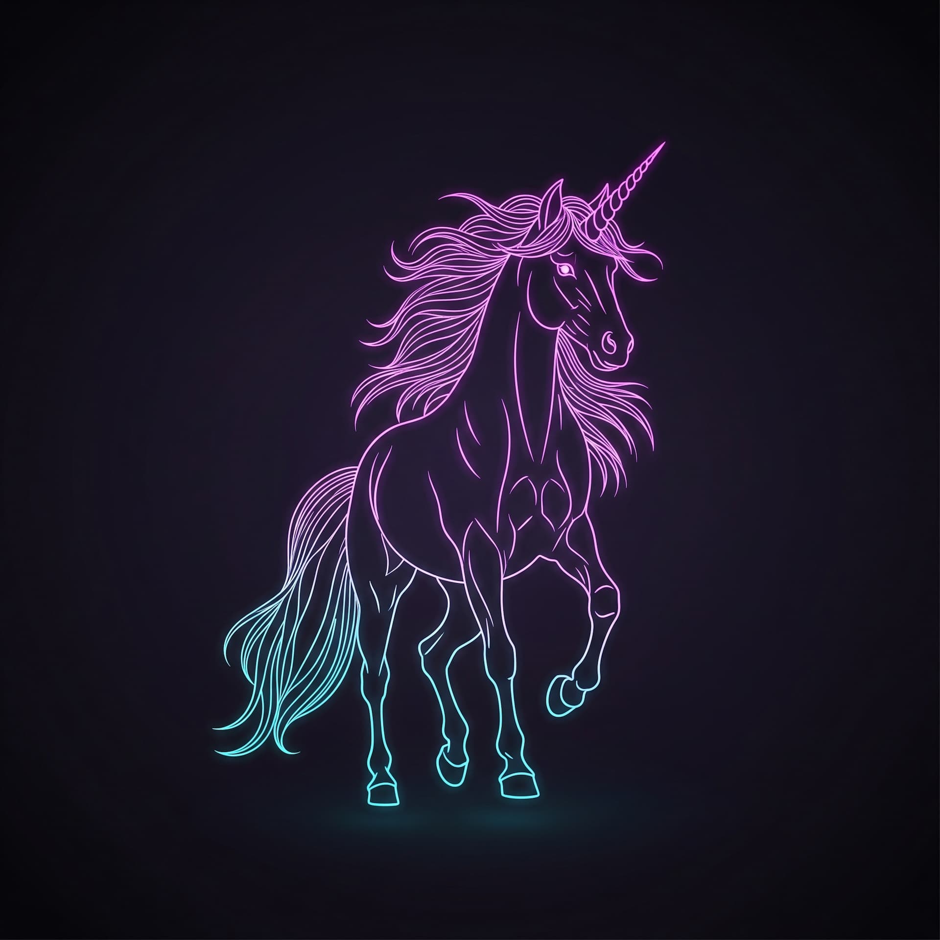 A unicorn representing Uniswap in a trading interface for stop orders.